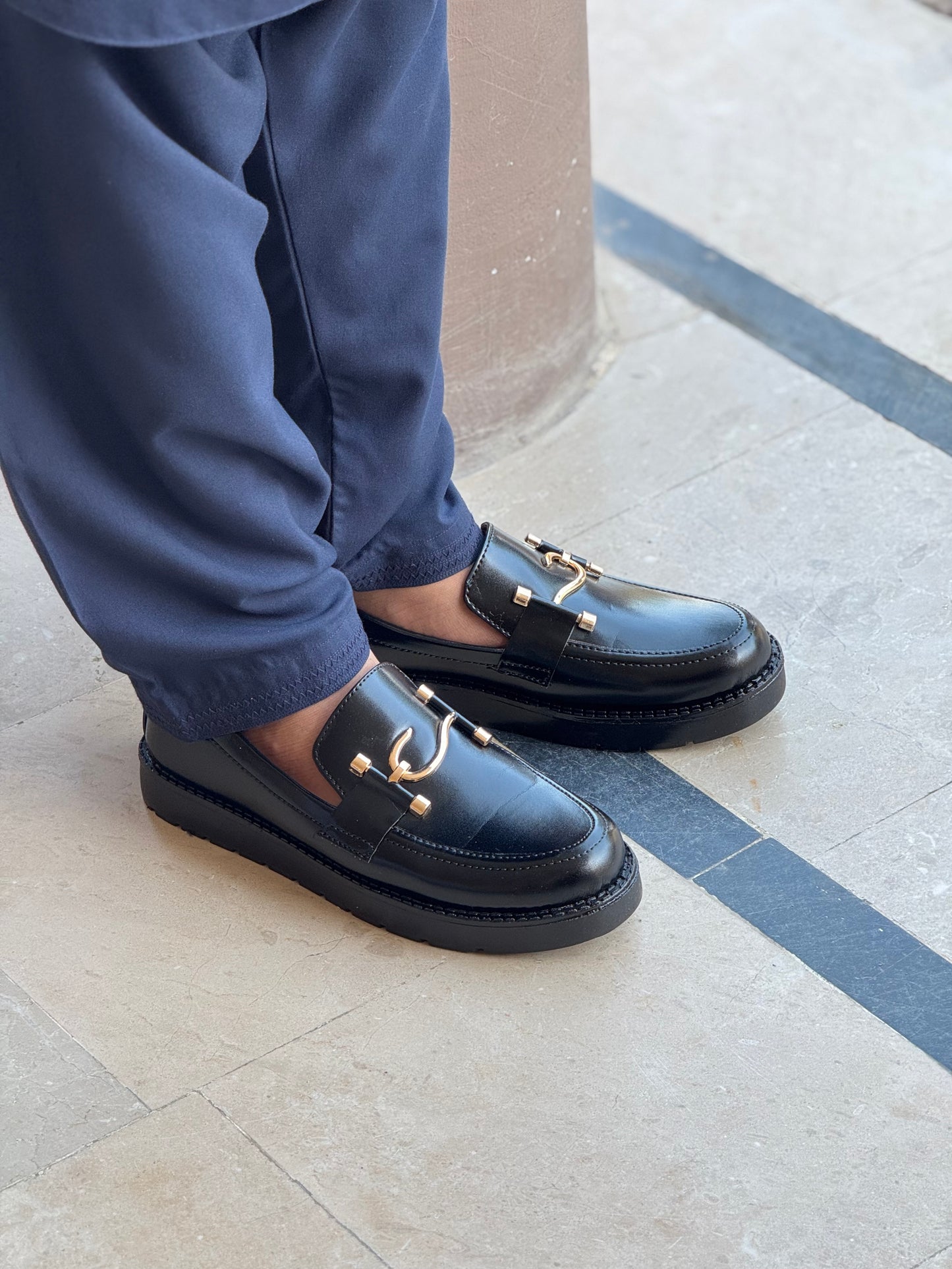 CLASSIC LUXURY LOAFERS-BLACK